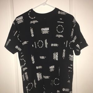NEW Vans T-Shirt Black Size:M